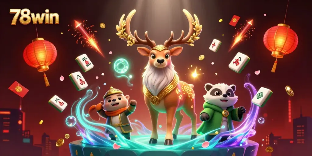 Experience thrilling gameplay at 78win with enchanting characters and vibrant casino elements.