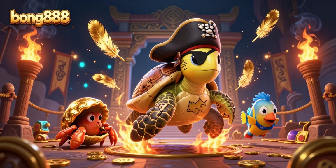 Engage with the thrilling world of bong888, where a pirate turtle and friends uncover treasure amidst dynamic gaming elements.
